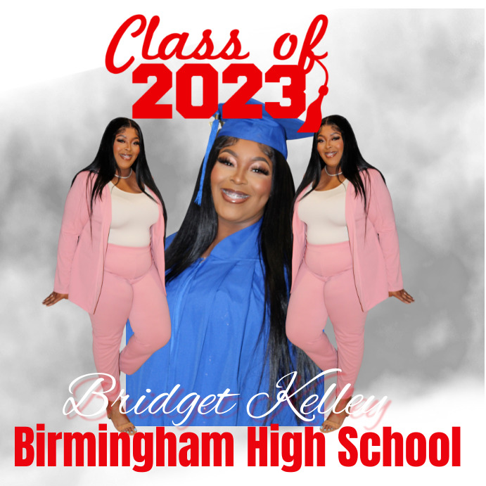 Smokey | Class of 2023 | Grad PNG Wpis na Instagrama template